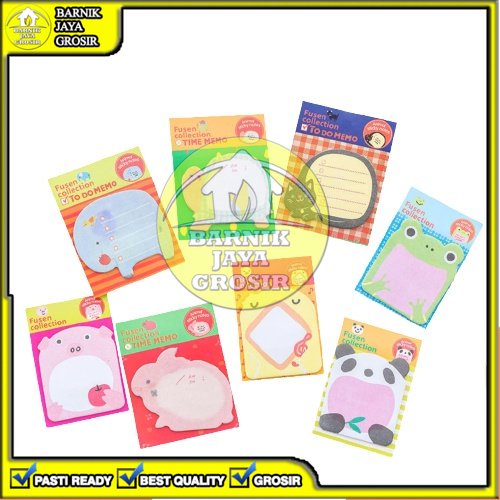 

[BJG] STICKY NOTES TEMPELAN CATATAN KERTAS KARAKTER ANIMAL