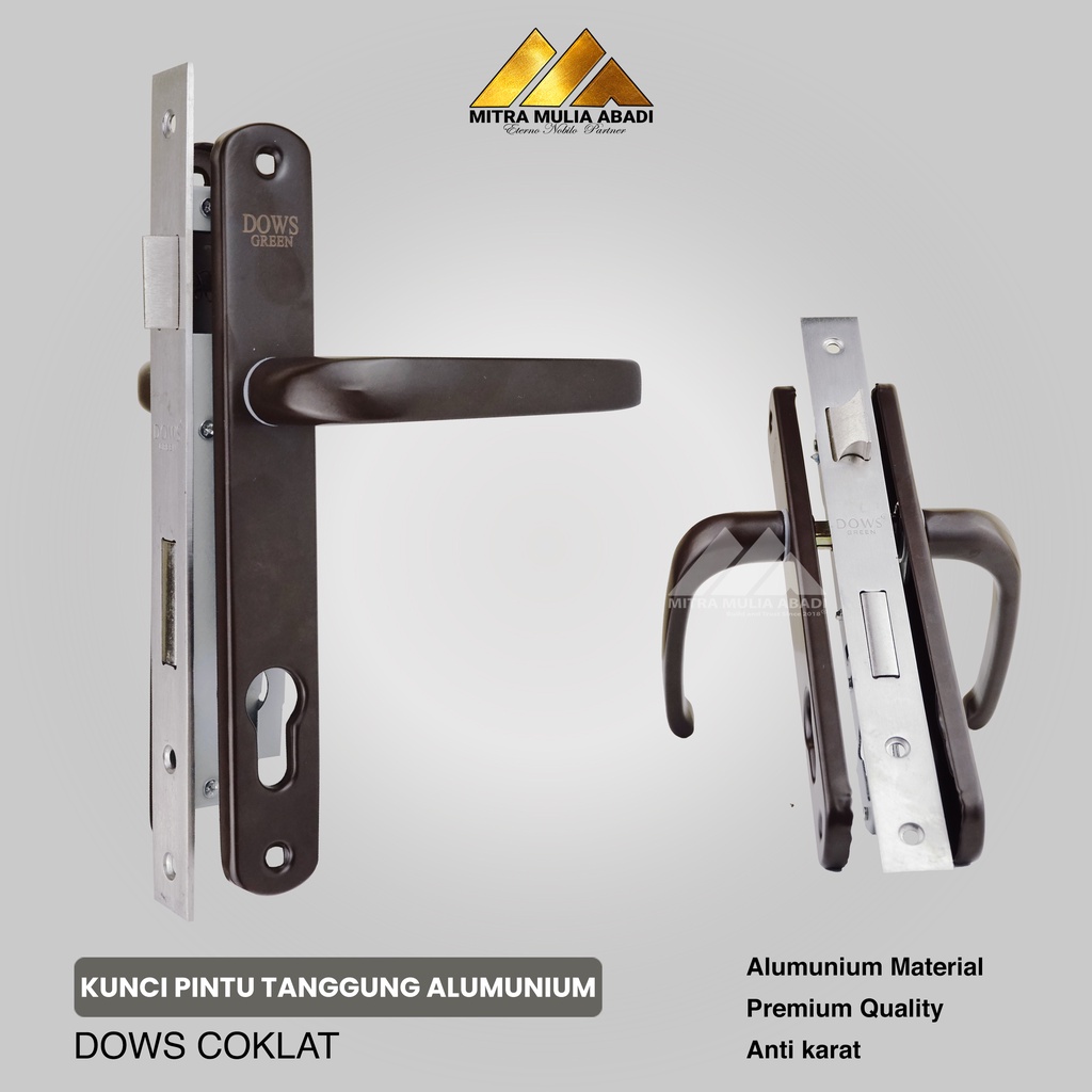 KUNCI BESAR ALUMINIUM MINIMALIS BESAR WARNA BROWN