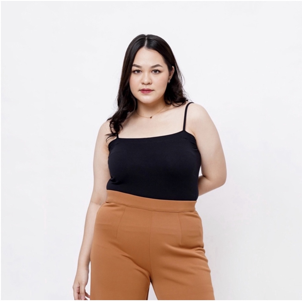 CAMI TANK by Peachy Tank Top Tali Spaghetti Camisol Cotton