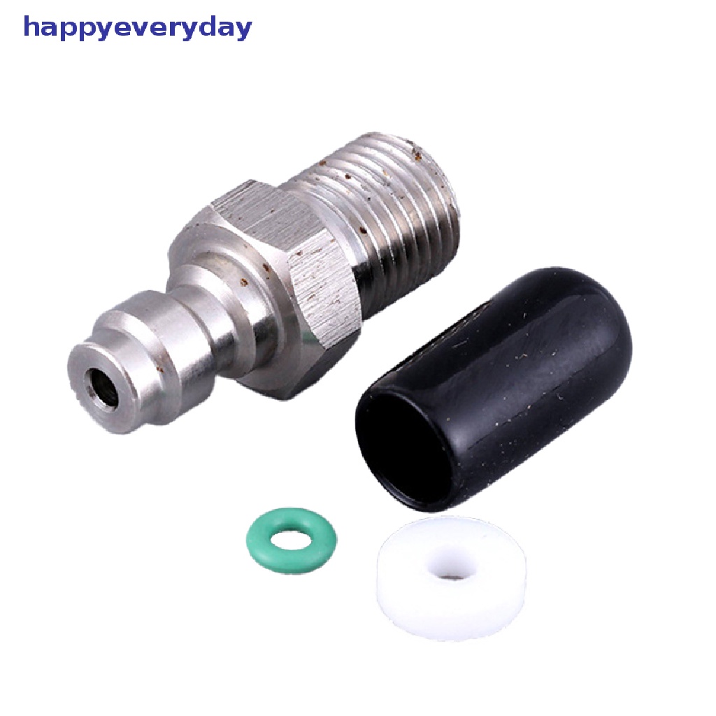 [Selamat] Pcp Paintball Pneumatic Quick Coupler 8mm M10x1 Male Plug Adapter Fitg1/8NPT [ID]