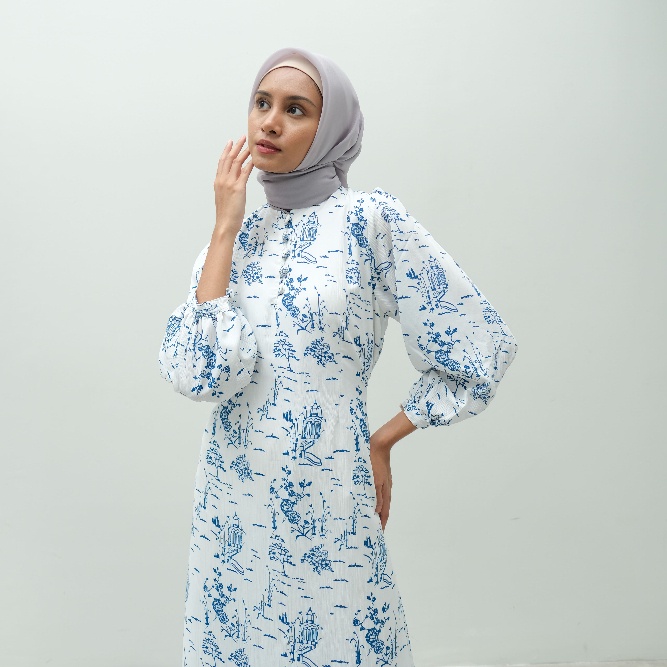 [ Raya Collection ] Aisyah Pattern Dress