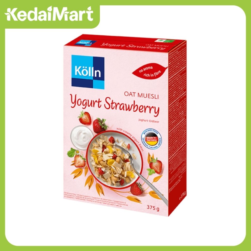 

Kolln Oat Muesli Yogurt Strawberry 375 Gram