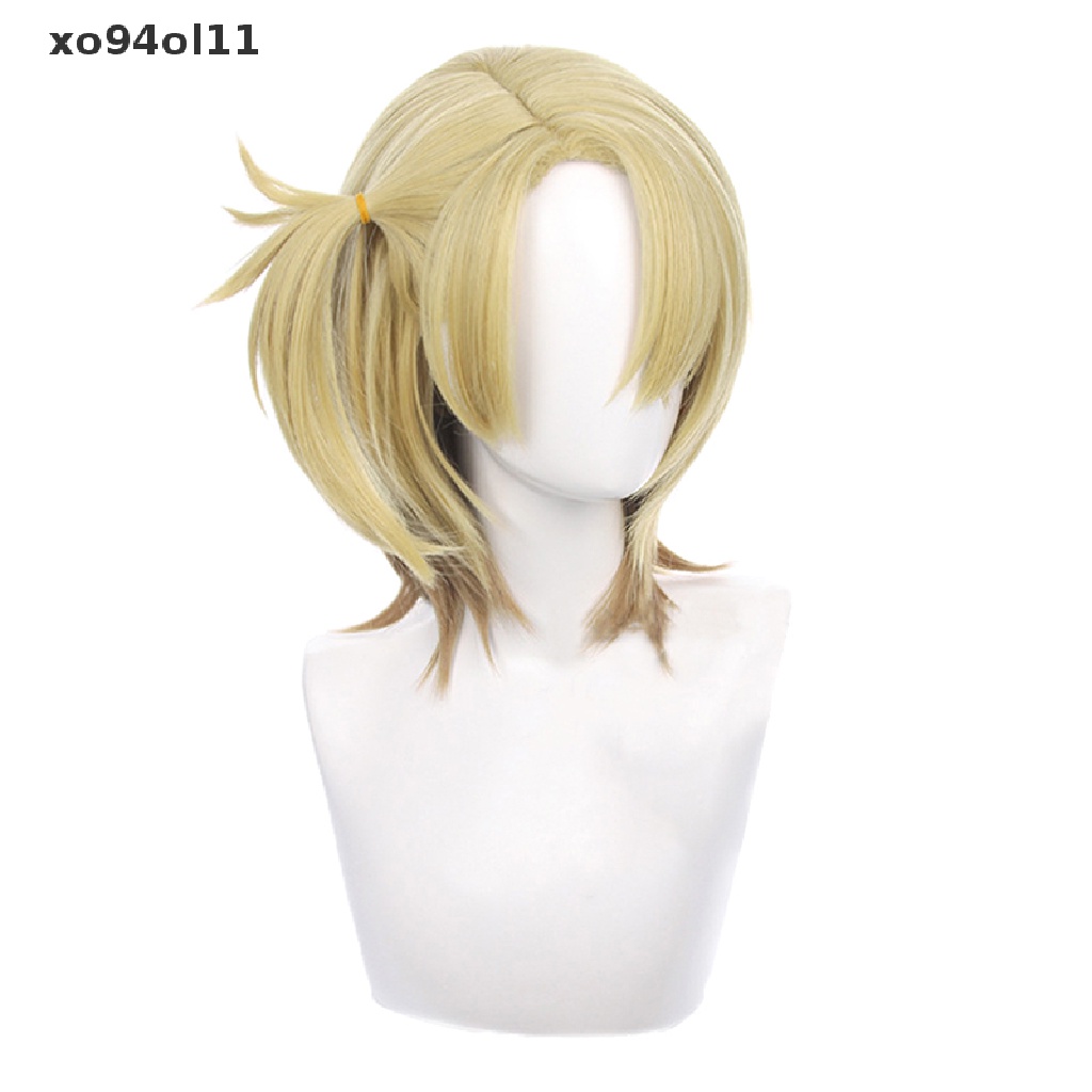 Xo Vtuber Ike Luca Kaneshiro Lurus Cosplay Anime Pesta Kostum Rambut Wig OL