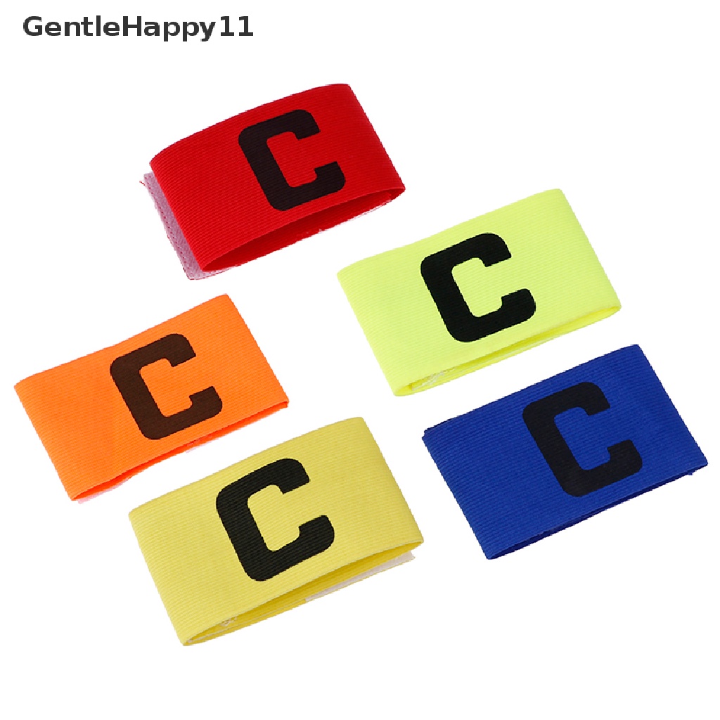 Gentlehappy 1pcs Ban Lengan Sepak Bola Football Leader Match Captain Armband Adjustable id