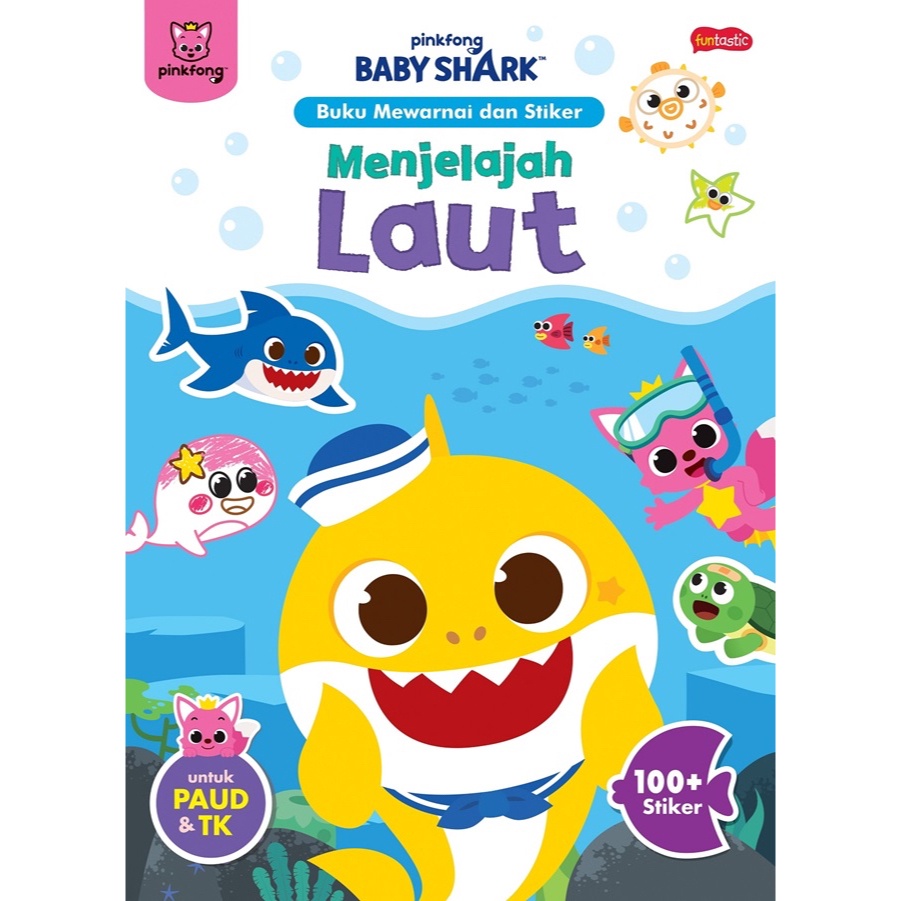 Pinkfong Baby Shark - Buku Mewarnai dan Stiker oleh Pinkfong Baby Shark