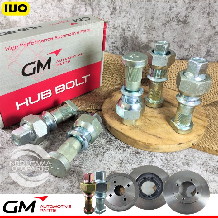 Baut Roda Belakang Kiri Hino Ranger 500 Lubang 8 Hub Bolt GM