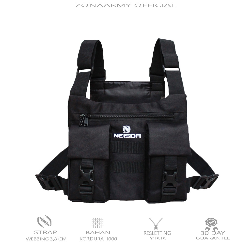 Neisda - Chestbag Tas Dada Series Ospen Black