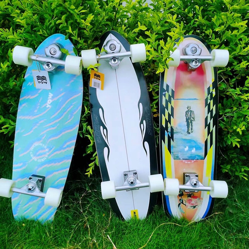 Yow Papan Surfing Darat Spanyol Ski Jalan Chong Skateboard carver Profesional Brush Street Land Chong Board slide