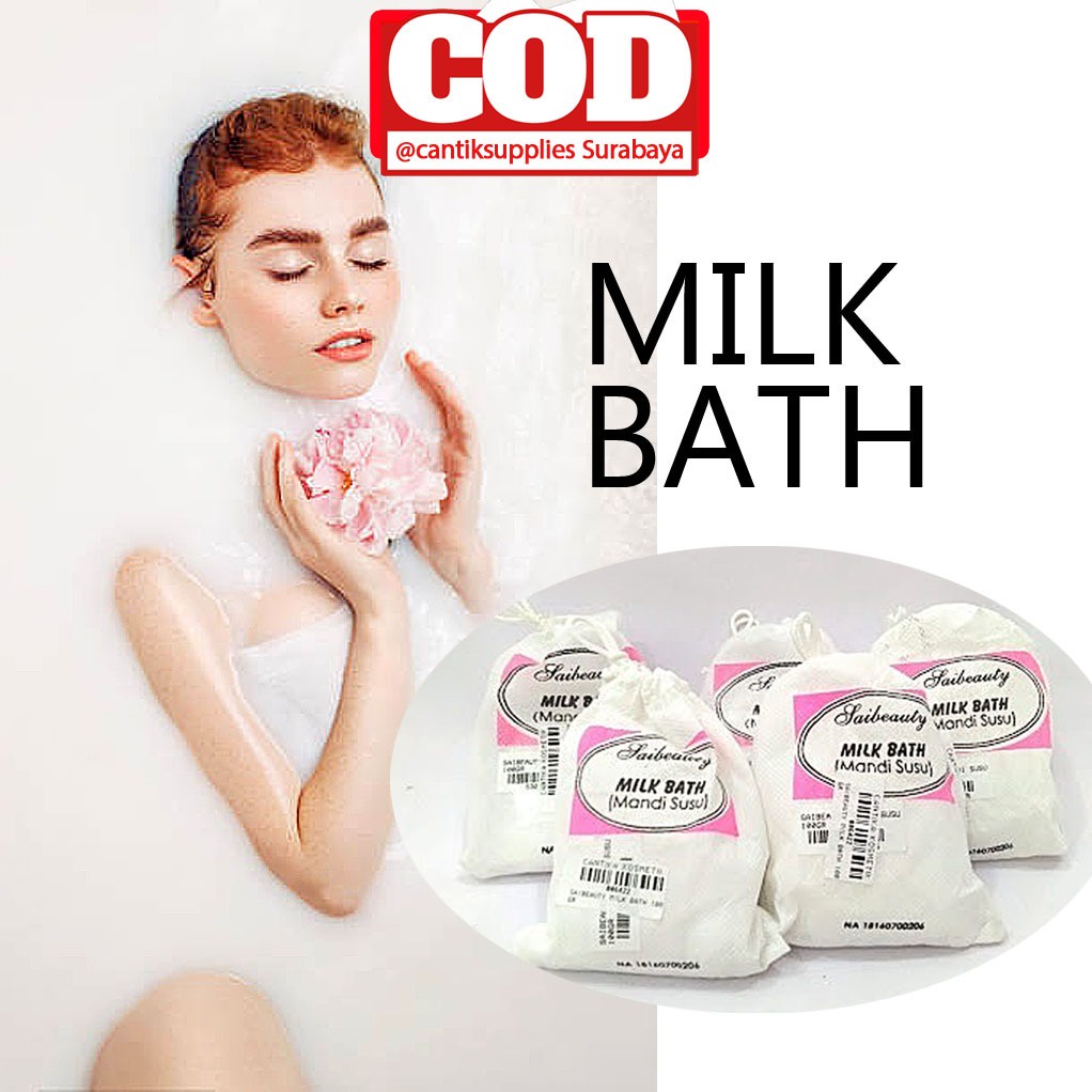 SAI . Spa Rendam MANDI SUSU / MILK BATH 100GR