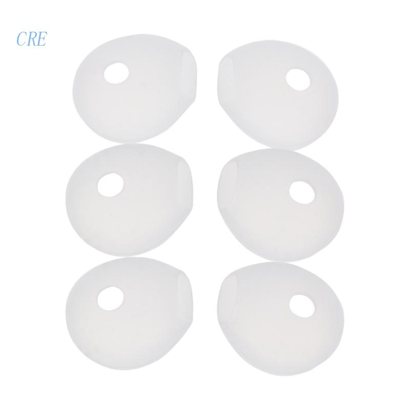 Cre 3pasang Earbud Cover In-Ear Tips Silikon Lembut Ear Buds Untuk AM116 AM115