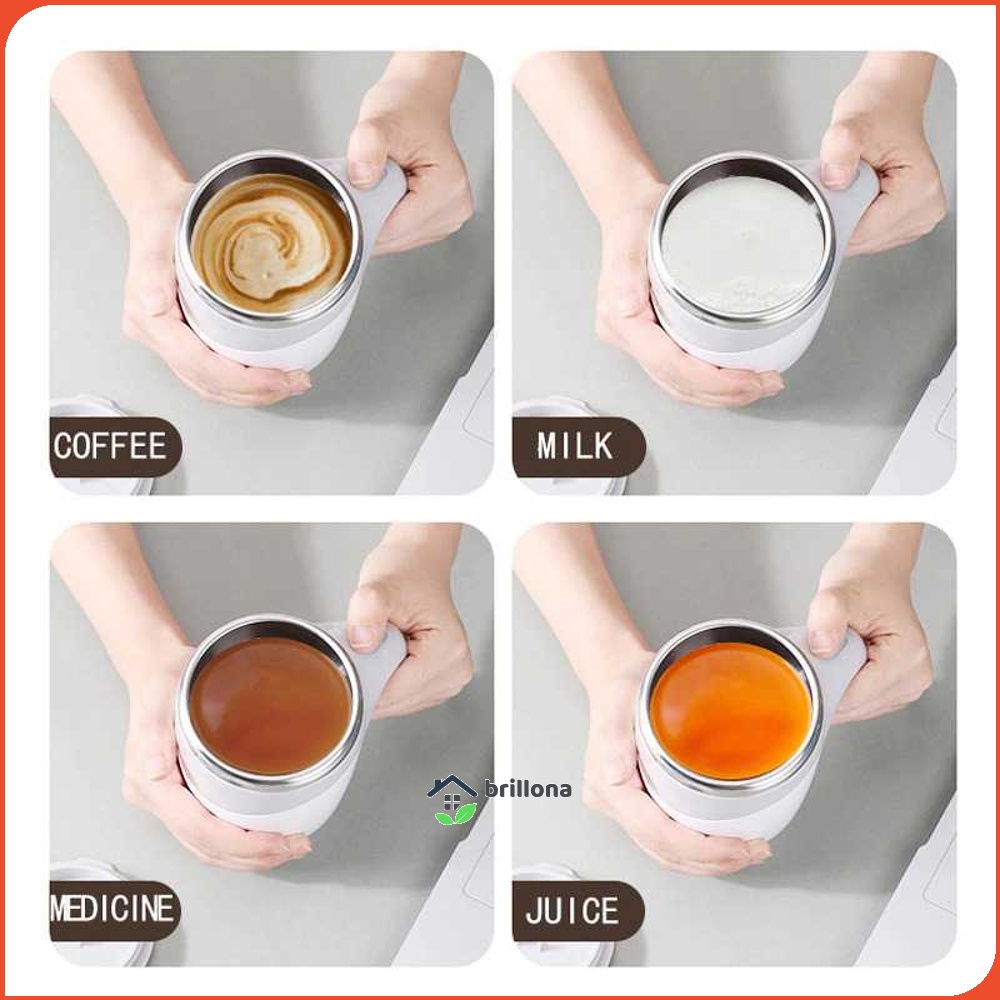 Ditim Gelas Aduk Otomatis Automatic Self Stirring Cup 380ml - DTM-630