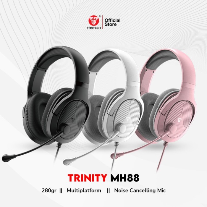 Headset Fantech TRINITY MH88 - Headset Gaming Mobile Multiplatform