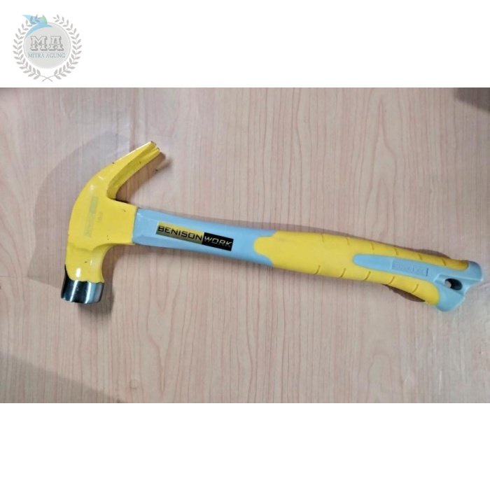 PALU KAMBING BENISON 16 oz PALU KAMBING GG FIBER TUKANG CLAW HAMMER OLS Benison Work Palu Kambing 16 OZ Claw Hammer Gagang Fiber KUALITAS TERJAMIN