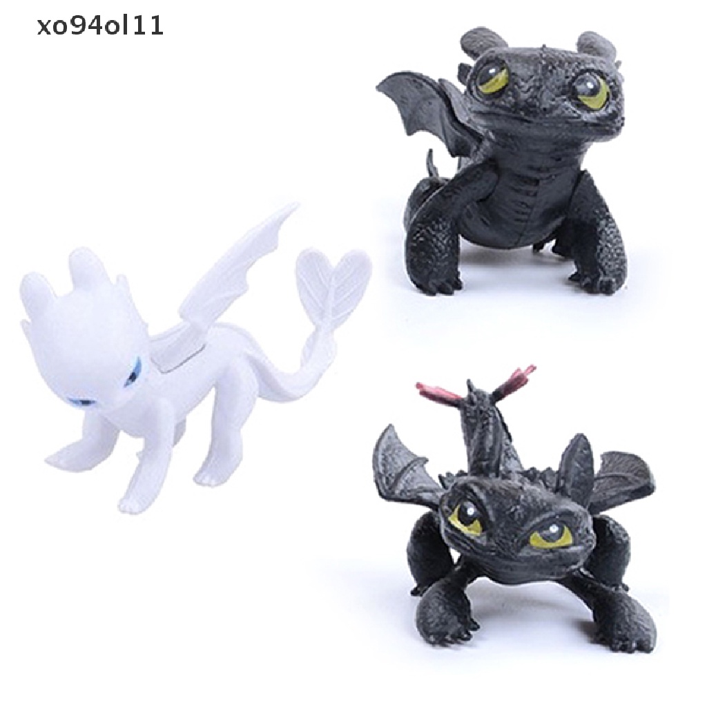 Xo No Toothless Night Fury Dragon Mainan Animasi Keluarga Model Boneka Ornamen OL