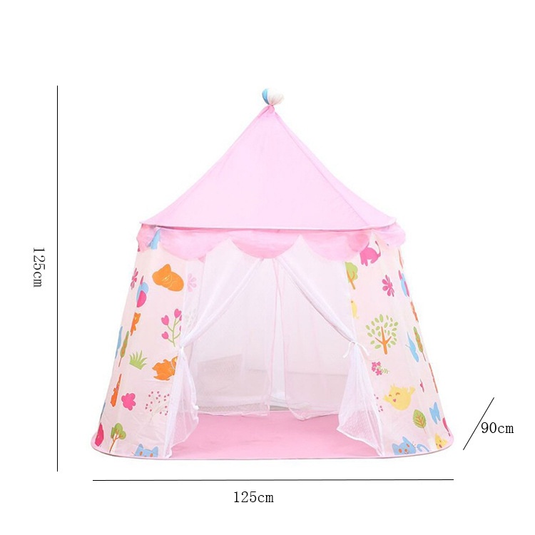 WE Tenda Anak Model Rumah 2 Pintu Warna Warni Tenda Castle Tenda Princess Anak Rumah