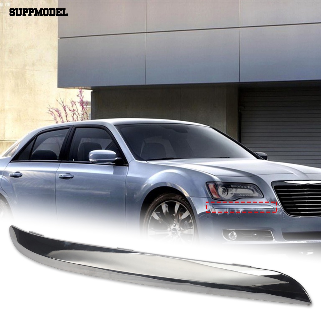 Suppmodel Lis Bumper Ringan Samping Kanan Penutup Bumper Depan Lapis Chrome 68127940Ab Compact Untuk Chrysler 300 2011-2014