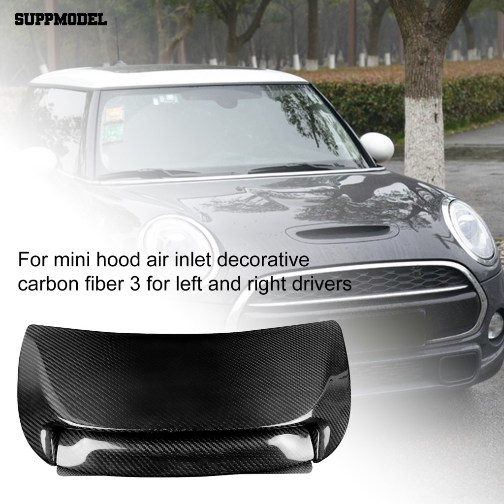 Suppmodel 3Pcs Pelindung Tudung Udara Inlet Trim Well Fitment Air Vent Cover Waterproof Untuk Koper Mini 2015-on F55/F56/F57