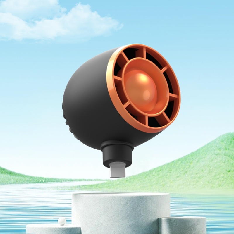 Vivi Kipas Angin Portable Mini Turbo-Fan Portable Type-C Fan Student Gadget Cooler Untuk Kantor