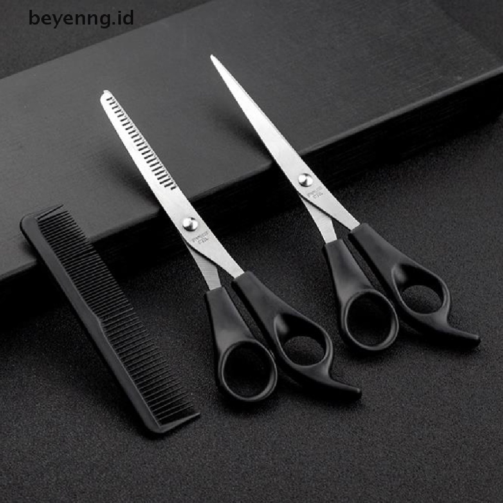 Beyen Hair Cutg Gunting Penipis Shears Set Hairdressing Salon Profesional/Barber ID