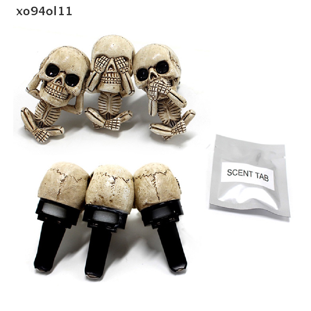 Patung XO Evil Satu Set Isi 3pcs Dengan Hiasan Outlet Udara Mobil Home Decor OL