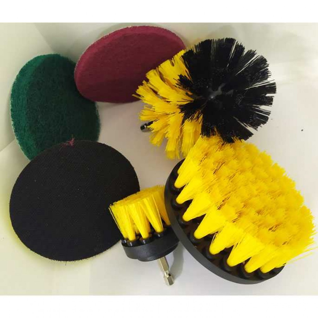 Mata Bor Elektrik Kepala Sikat Serabut Kasar Cleaning Brush Head 6 PCS