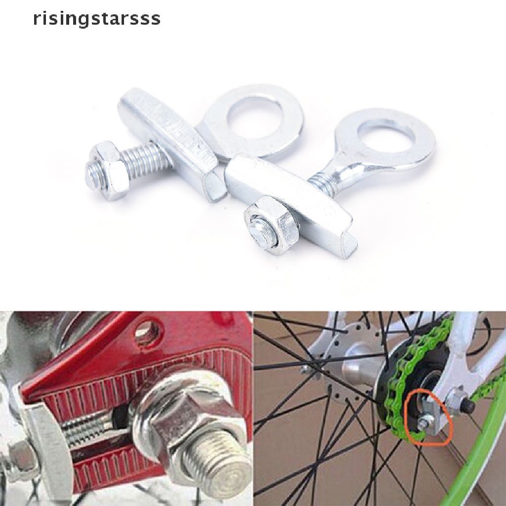 Rsid Span-new 4pcs Rantai Sepeda Tensioner Adjuster Untuk Gigi Tetap Single Speed Track Sepeda Jelly