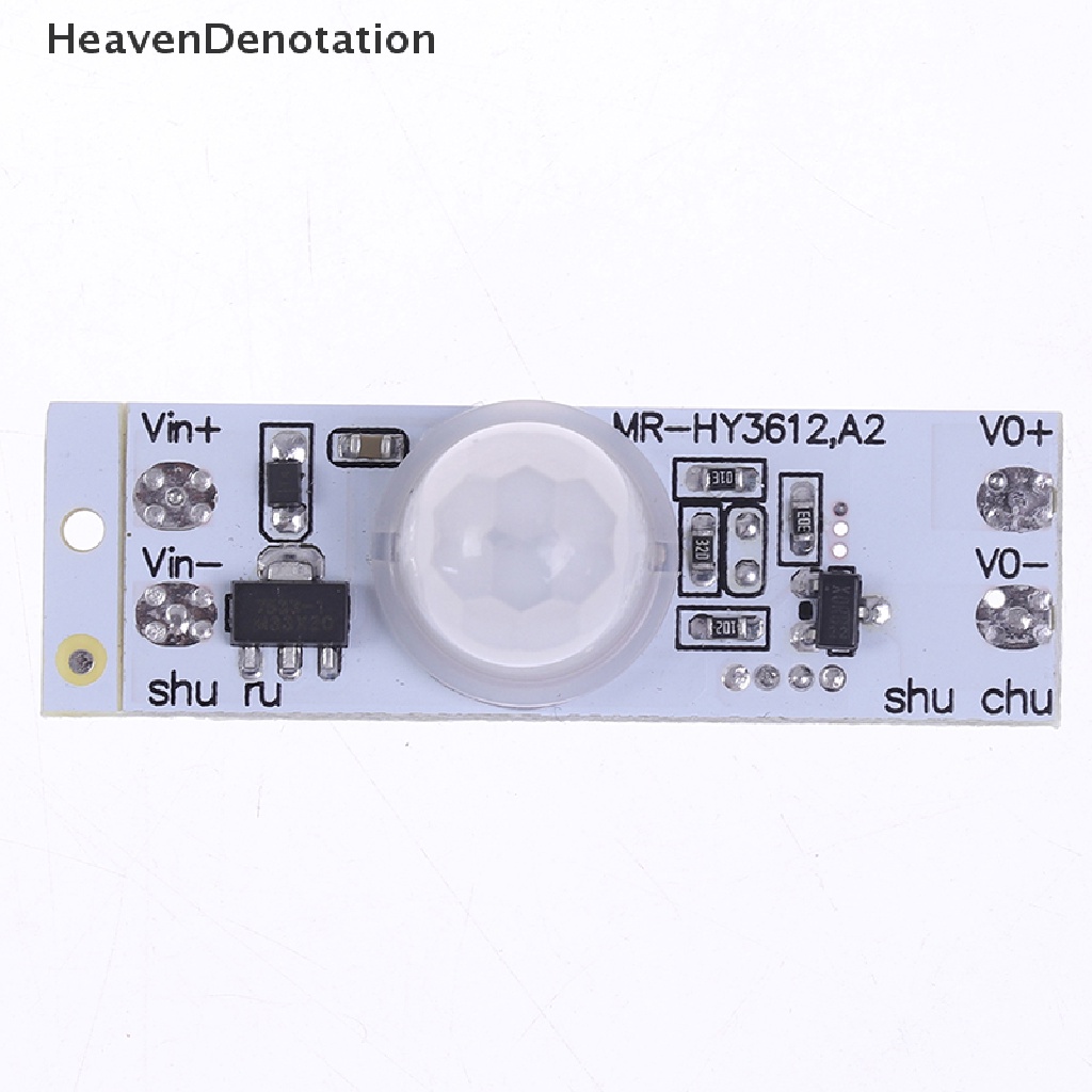 [HeavenDenotation] Dc 12V 24V Modul Saklar Detektor Sensor Gerak PIR Plafon 3A Untuk Lampu LED HDV