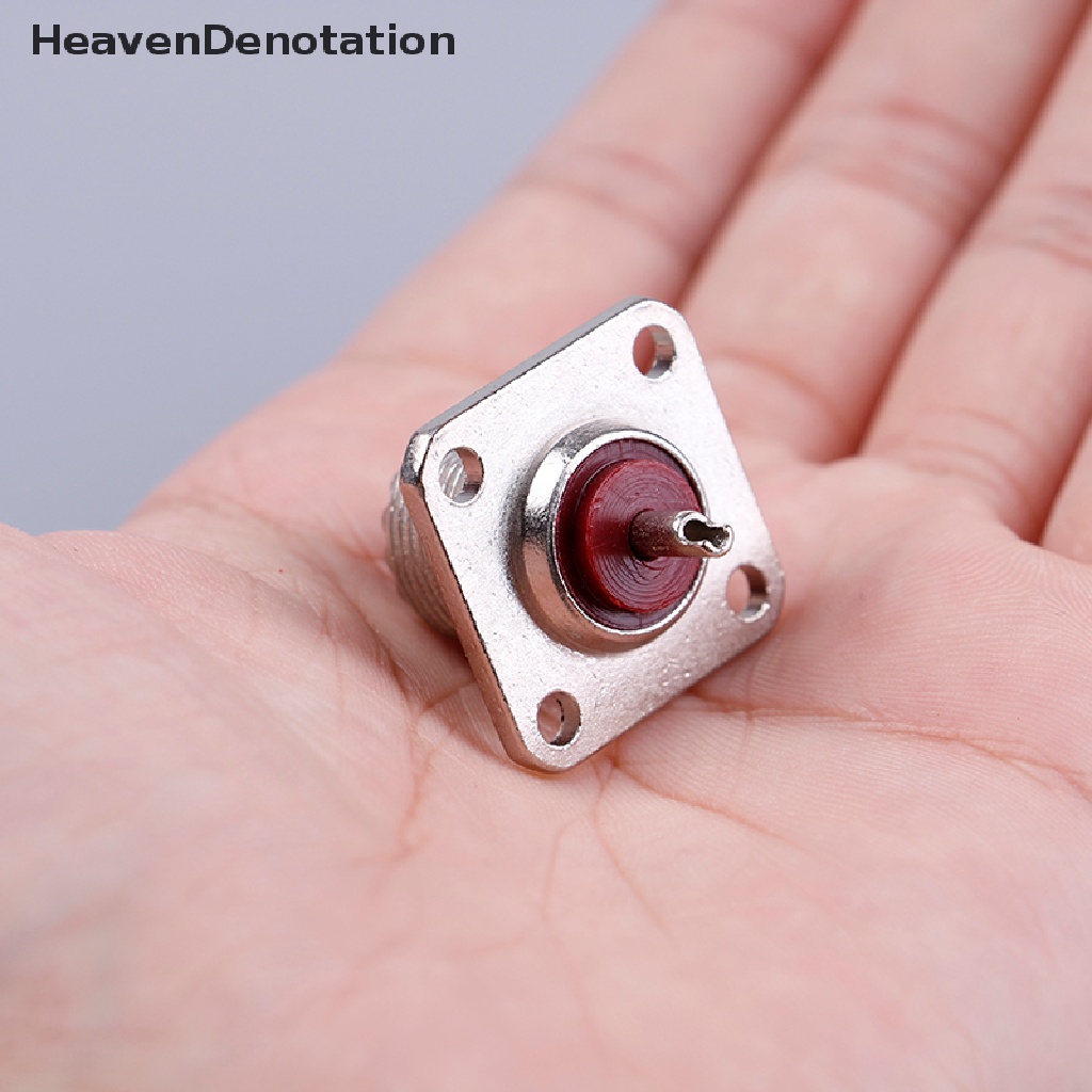 [HeavenDenotation] Uhf female so239 panel chassis mount flange deck mount solder cup Konektor rf HDV