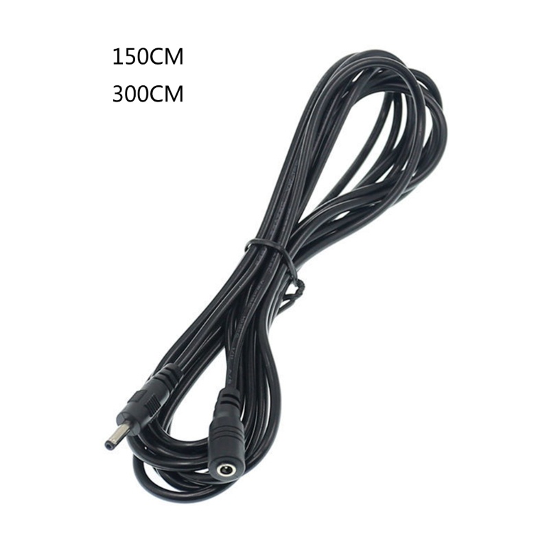 Cre 3.5mmx1.35mm DC Power Extension Cable Male to Female Kabel Ekstensi Untuk IP Camera Keamanan Kamera CCTV 1.5m/3m