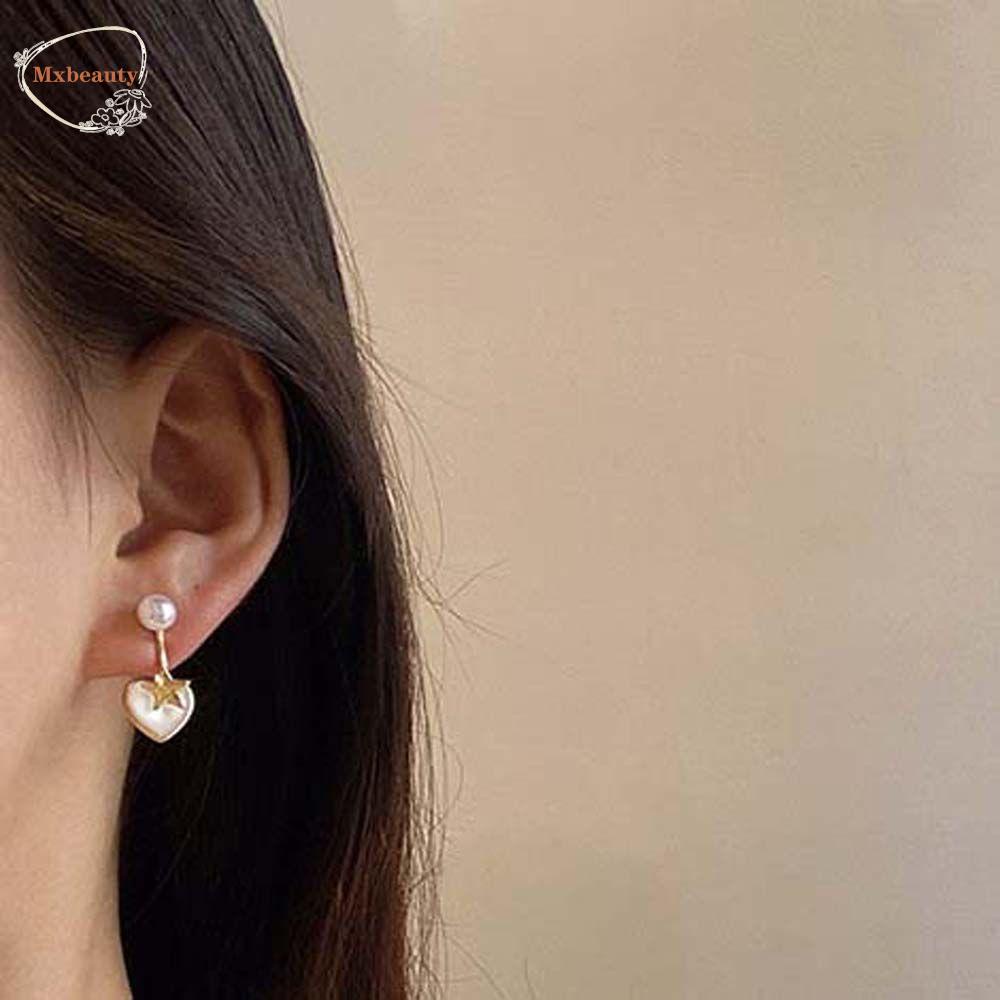 Mxbeauty Bintang Anting Gadis Hadiah Pesta Pernikahan Perhiasan Aksesoris Gaya Korea Drop Earrings Mutiara Ear Studs