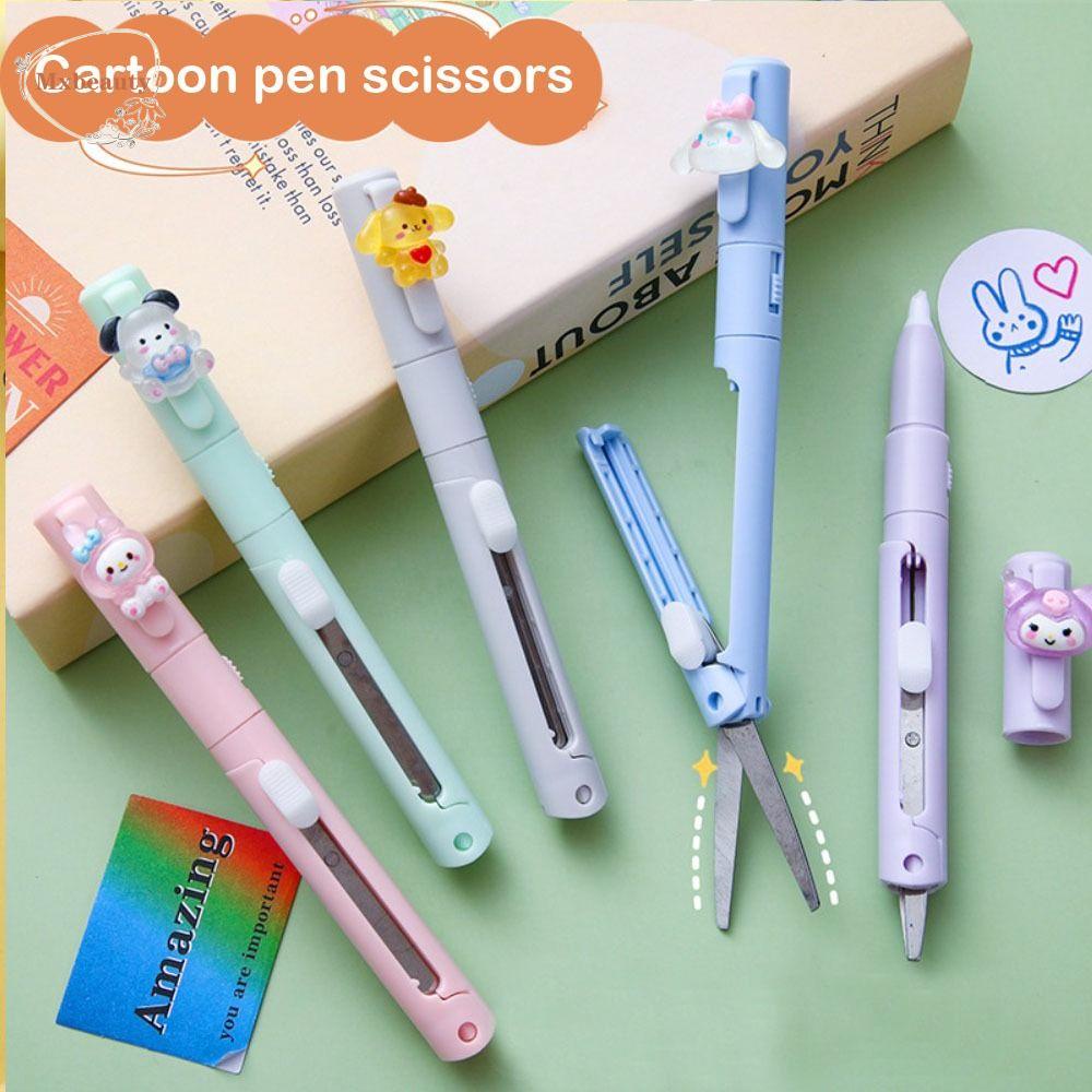 Mxbeauty Gunting Graver Lipat Mini Kartun Kantor Siswa Sekolah Stationary Paper Scissors