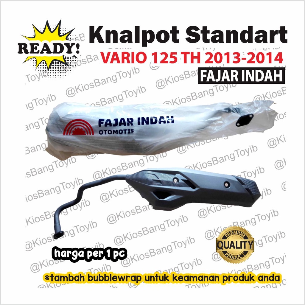 Knalpot Standart Standar ORI Honda VARIO 125 2013-2014 (Fajar Indah)