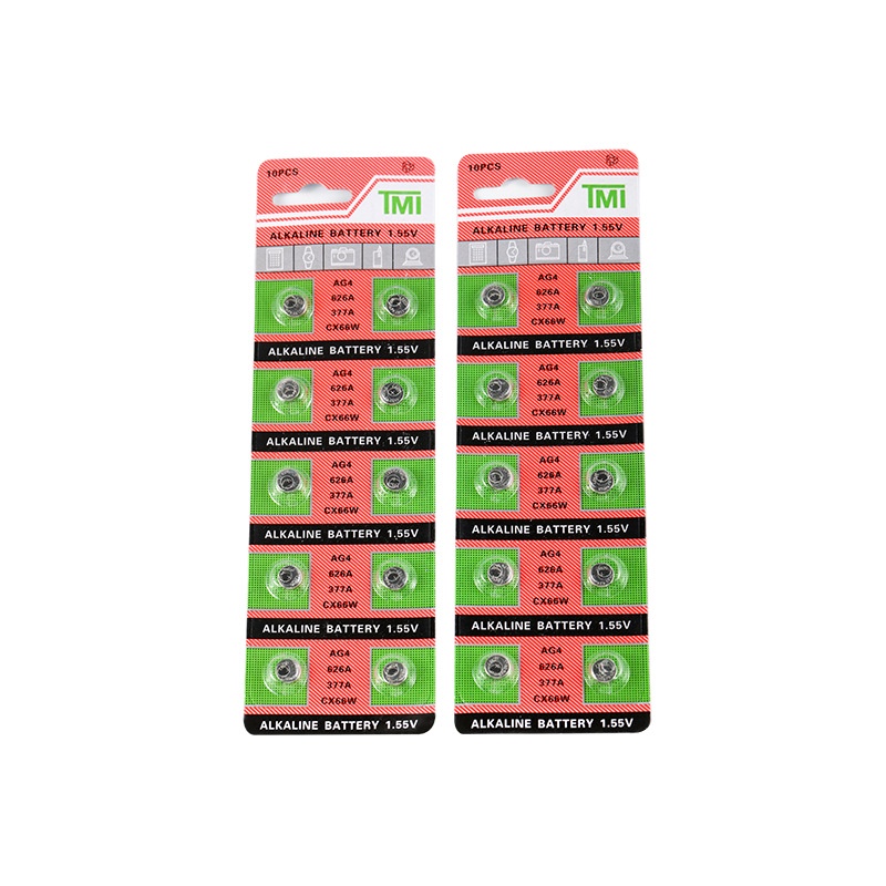 WatchyouB0082 AG4 Tombol Baterai 1.55V Kartu Terpasang LR66 Menonton/377 Tombol Baterai