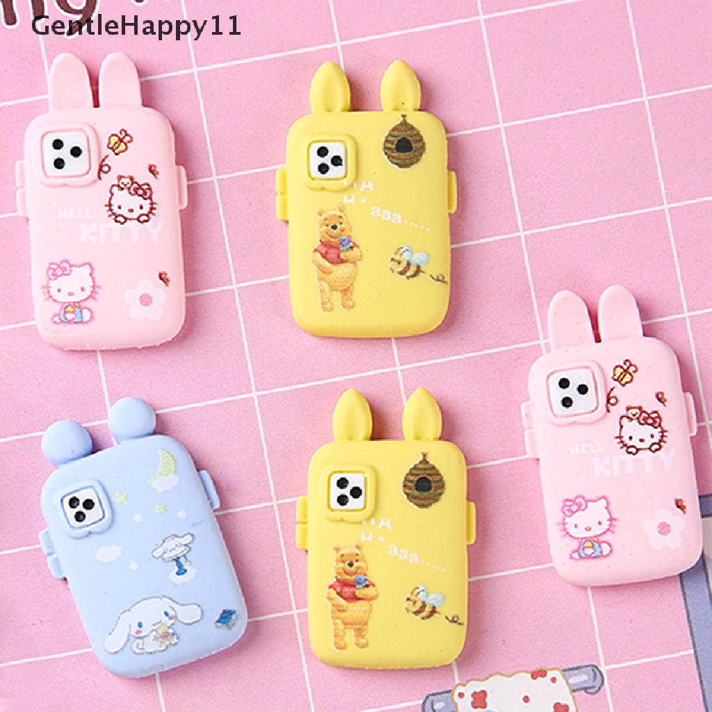 Gentlehappy 5pcs 1: 12 Aksesoris Miniatur Rumah Boneka Model Hp Mini id