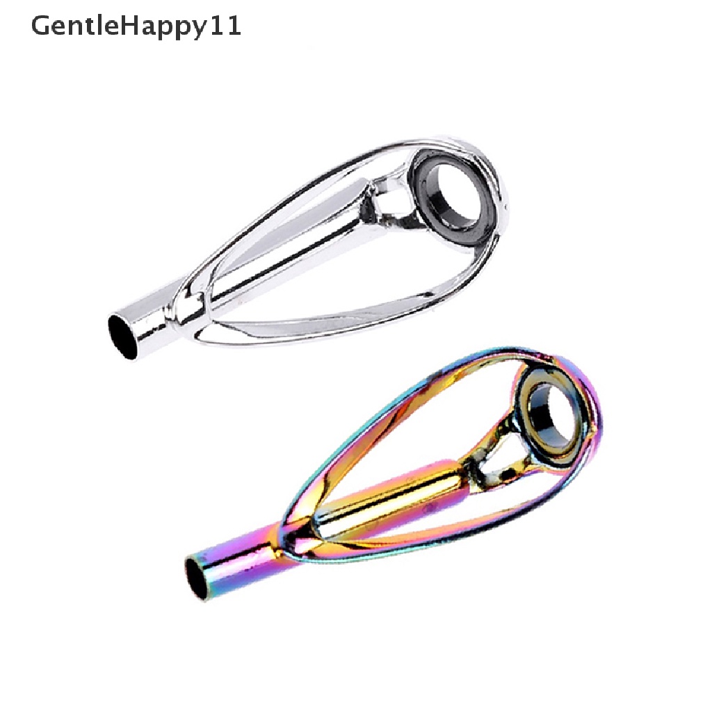 Gentlehappy 1pc Sliver/Rain Top Tip Guide Ring Bebas Kusut Untuk Memancing Pancing Berputar Aksesoris id