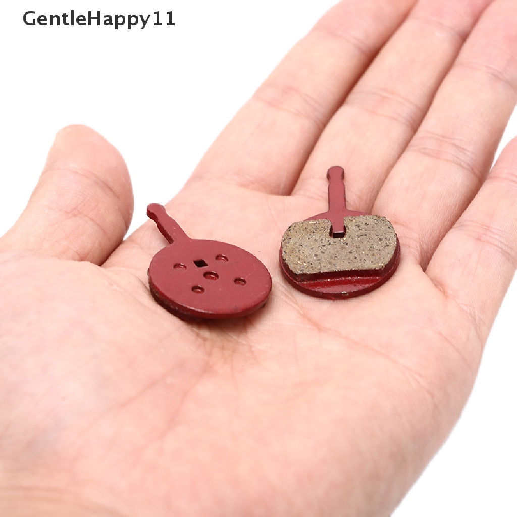 Gentlehappy 1pasang Bantalan Logam Untuk Sepeda Disc Bicycle Brake Bike Semi metallic Resin Brake Pad id