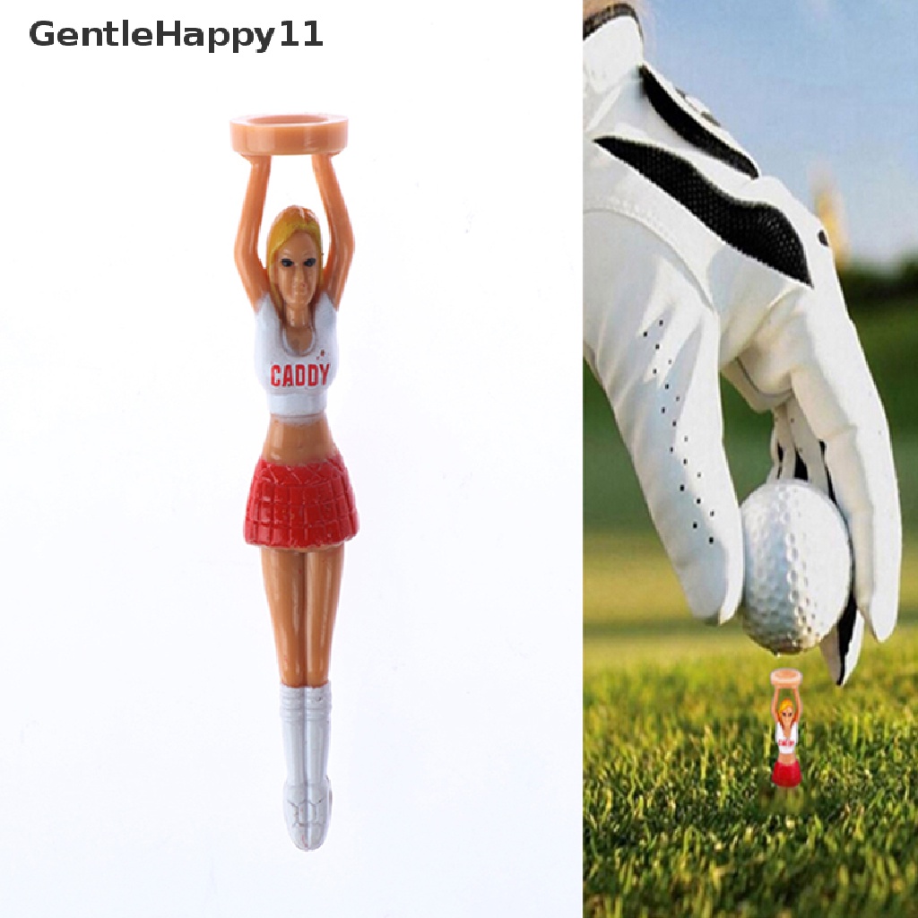 Gentlehappy 4PCS/Set Outdoor Girl Golf Tees Bahan Plastik Golf Holder Untuk Golfers Sport Rod id