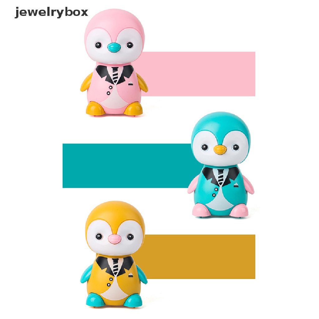 [jewelrybox] Little Penguin Press Pull Back Toys Push And Go Animal Mainan Anak Tarik Kembali Mainan Butik