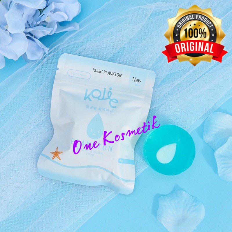 KOJIC PLANKTON Bright &amp; Glow Face Soap 40gr / Sabun Kojic Plankton BPOM ORIGINAL