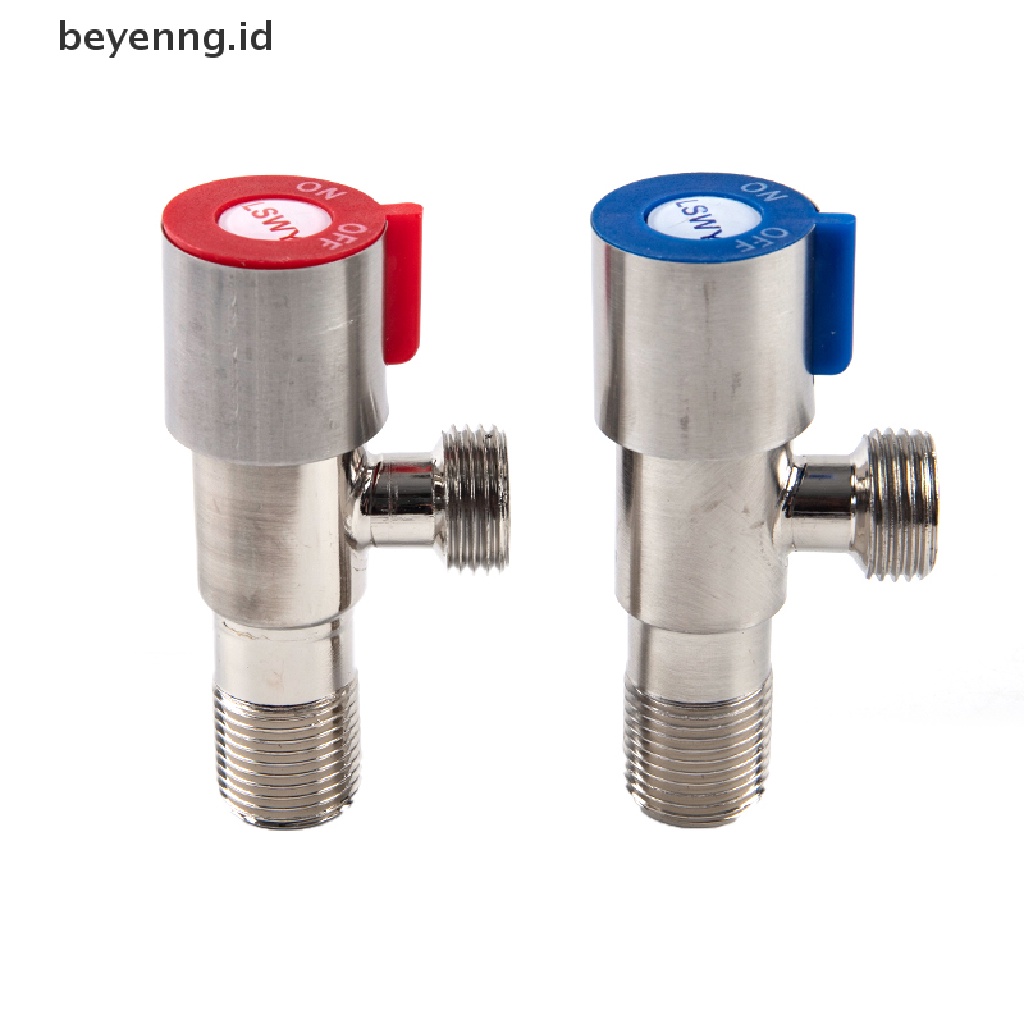 Beyen Angle Stop Valves OFF ON Switch G1/2 Klep Stop Air Untuk Wastafel Toilet Kamar Mandi ID