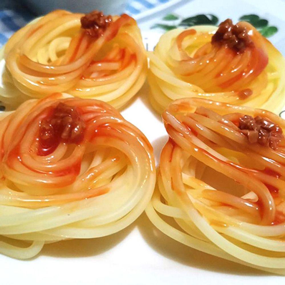 Agustina Simulasi Makanan Home Decor Sample Pajangan Dekorasi Pesta Spaghetti Artificial