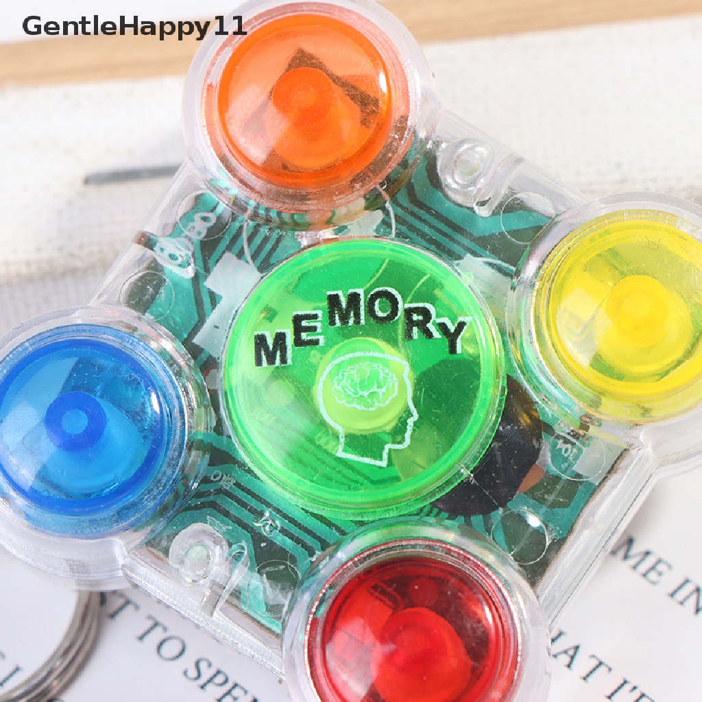 Gentlehappy Mainan Penghilang Stress Portable Gamepad Bentuk Memory Maze Cube Gadget Keychain id