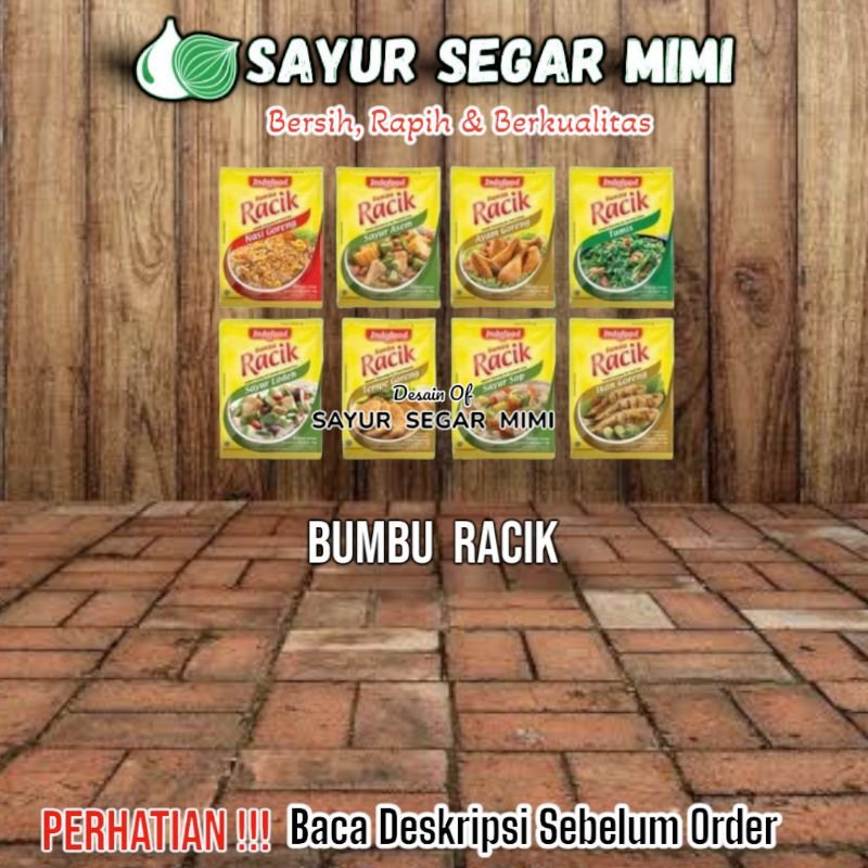 

Bumbu Racik All Varian - Sᴀʏᴜʀ Sᴇɢᴀʀ ♏ɪᴍɪ