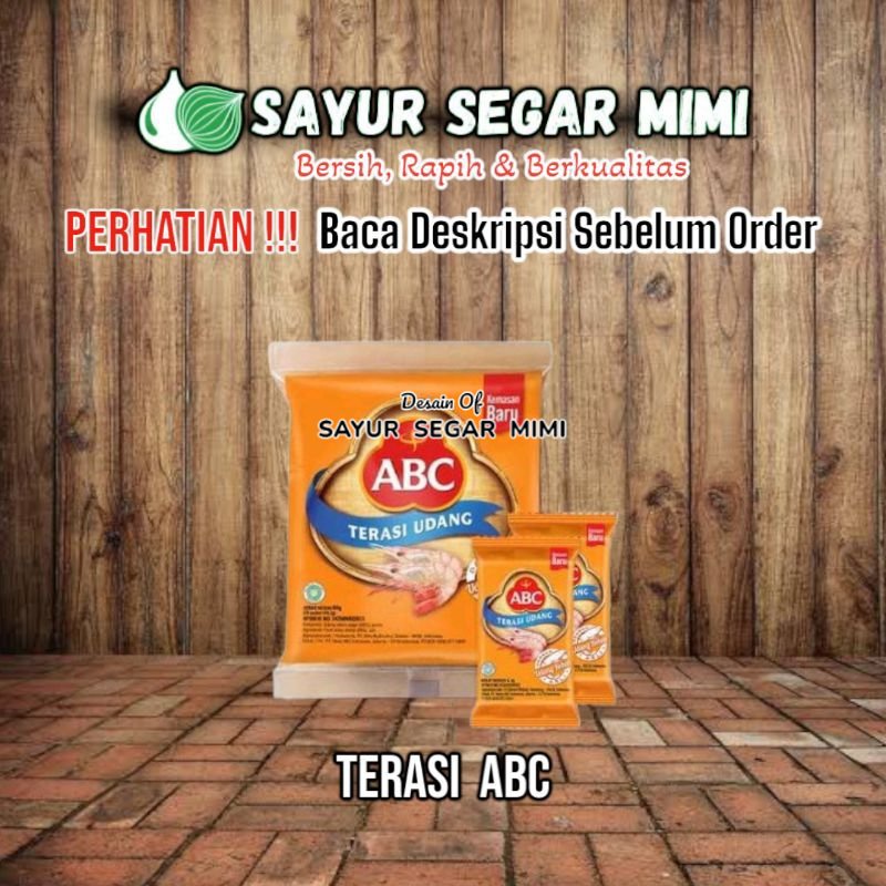 

Calok / Terasi ABC 1Pack (isi 20Bungkus) - Sᴀʏᴜʀ Sᴇɢᴀʀ ♏ɪᴍɪ