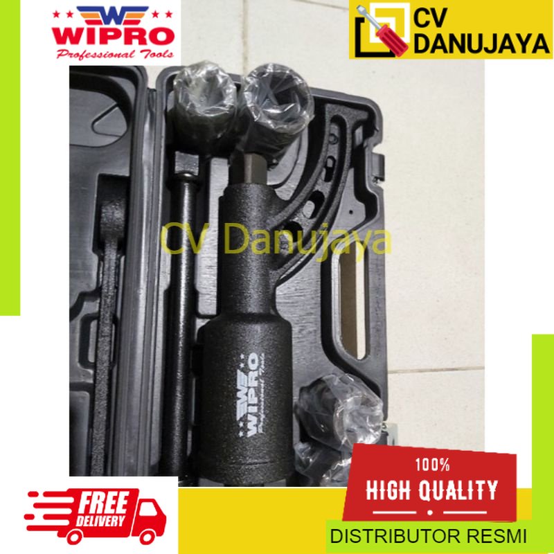 Kunci Roda Putar 4 mata WiPRO Kunci Roda Truk Trailer Reduser Kunci Impact Manual Good Quality Wipro