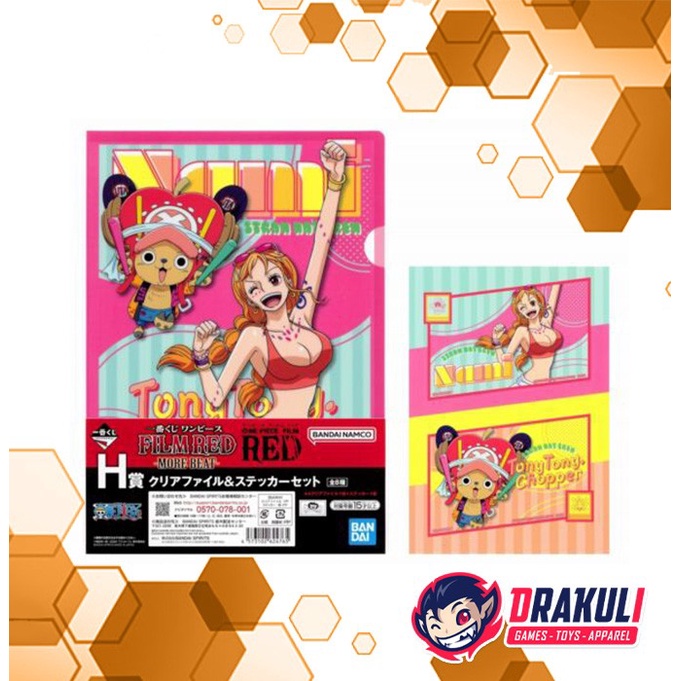 Drakuli Hobbies Prize H Ichiban Kuji One Piece Film Red More Beat Nami & Chopper File