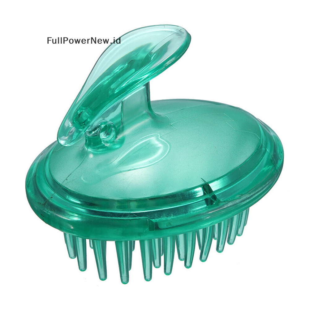 Power Silicone Shampoo Scalp Shower Cuci Tubuh Pijat Rambut Massage Brush Comb ID