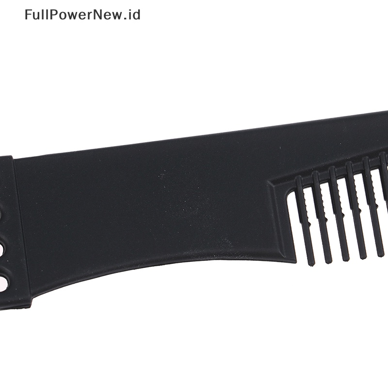 Power 1x Sisir Rambut Gigi Dua Sisi Barber Salon Sisir Ekor Baja Hairdressing ID