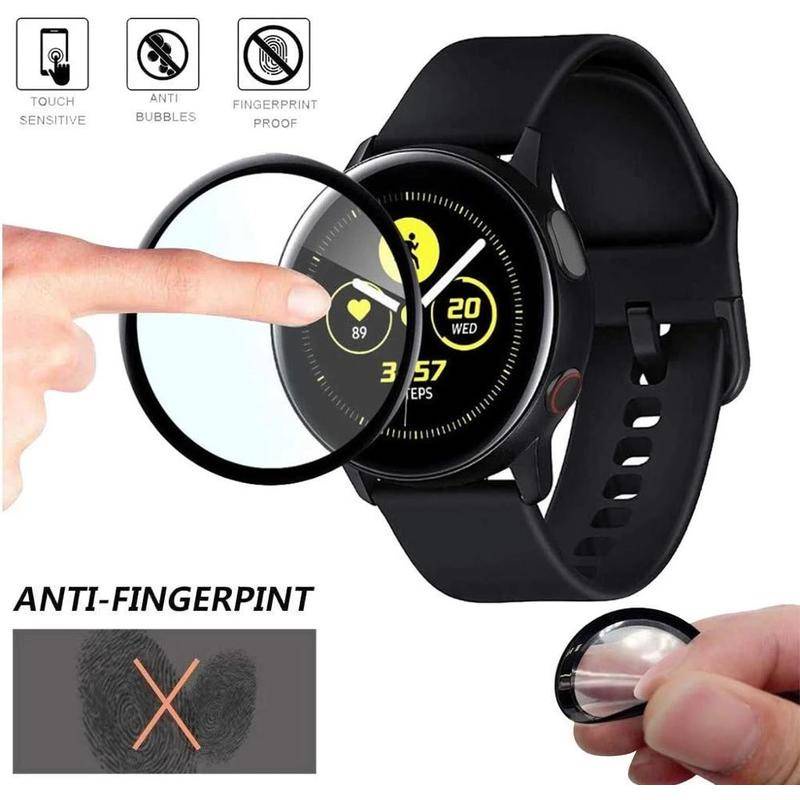 Kaca Film Lembut Untuk Samsung Galaxy Watch4 5 3 Pro 40mm 41mm 44mm 45mm Pelindung Layar Jam Tangan Untuk Samsung Acitve Fit2 40mm 44mm