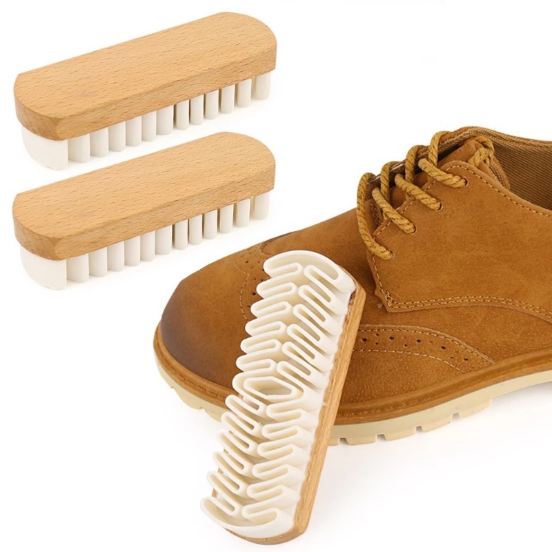 1pc Sikat Pembersih Sepatu Boots Salju Suede Dua Sisi/Household Nubuck Handbags Clothes Care Brush